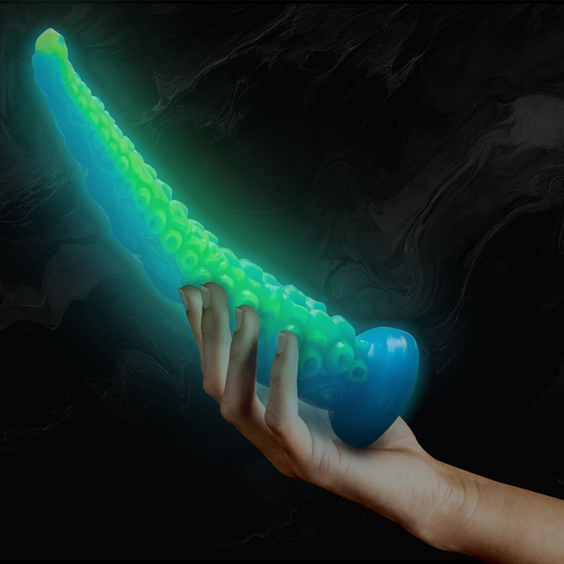EPIC - DILDO FLUORESCENTE CON TENTACOLI SOTTILI DI SCYLLA DIMENSIONI GRANDI - EPIC | Lingerie Harness Boutique