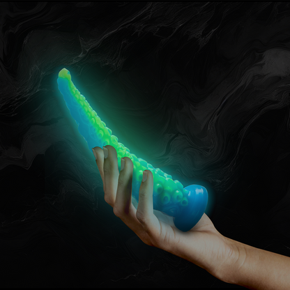 EPIC - FLUORESCENT DILDO WITH THIN SCYLLA TENTACLES SMALL SIZE