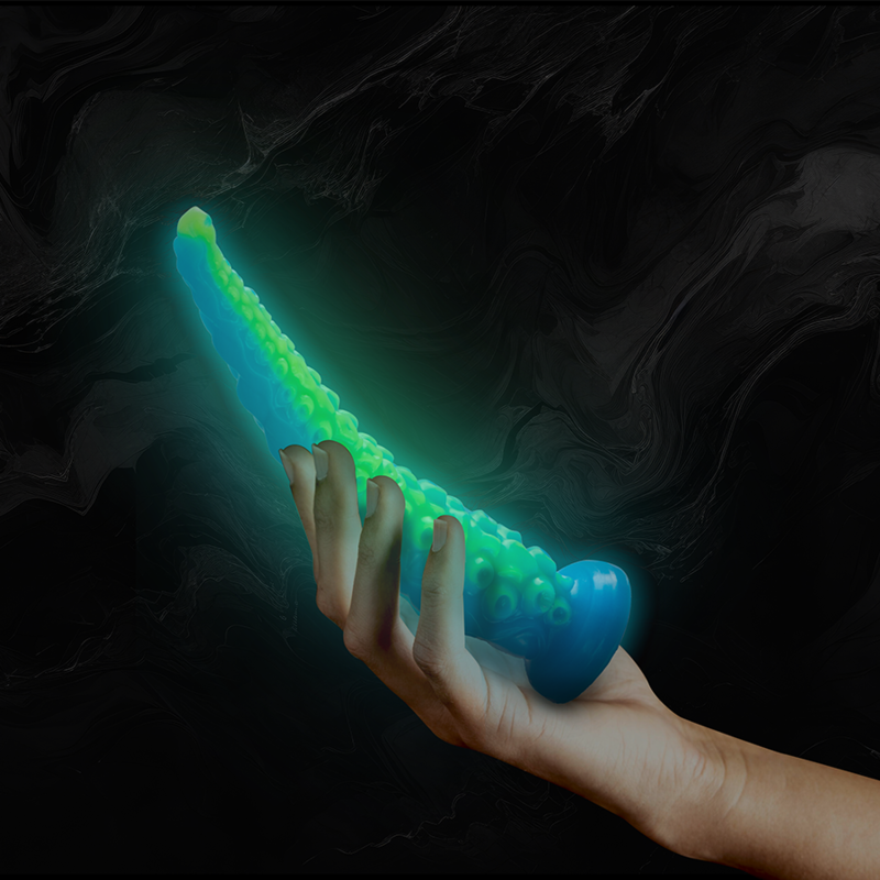 EPIC - DILDO FLUORESCENTE CON TENTACOLI SOTTILI DI SCYLLA TAGLIA PICCOLA - EPIC | Lingerie Harness Boutique