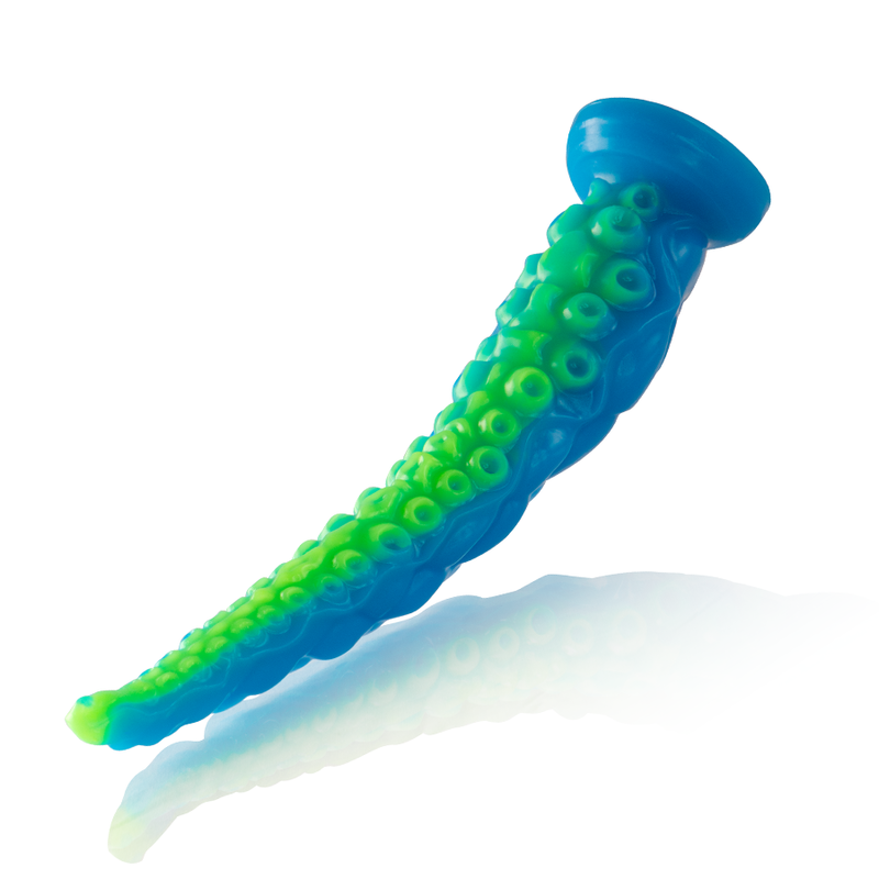 EPIC - FLUORESCENT DILDO WITH THIN SCYLLA TENTACLES SMALL SIZE