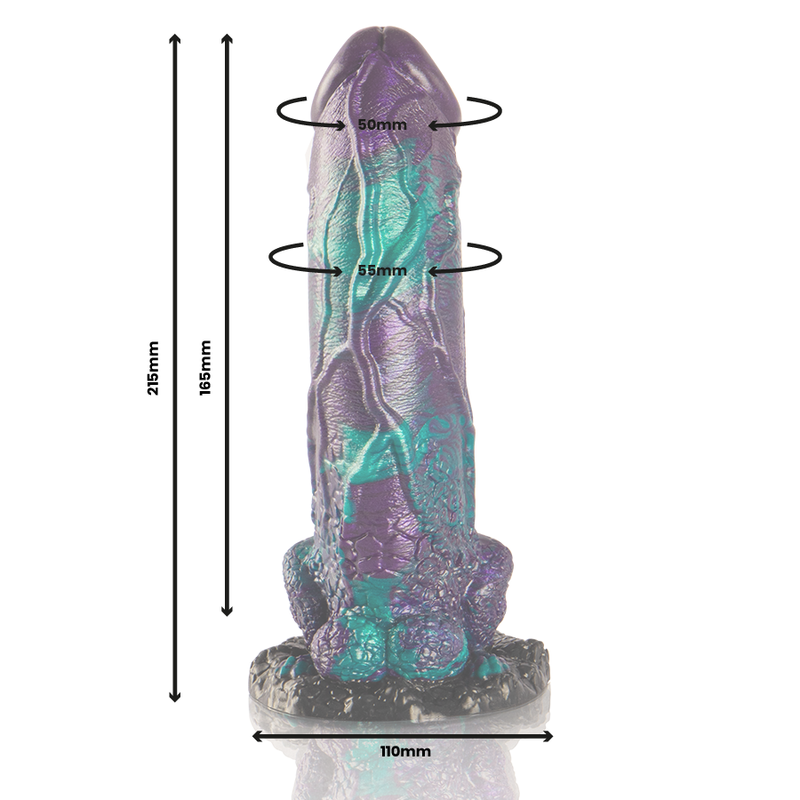 EPIC - DILDO BASILISCO DOPPIO PIACERE SCAMUTO GRANDE TAGLIA - EPIC | Lingerie Harness Boutique