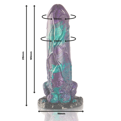 EPIC - DILDO BASILISCO DOPPIO PIACERE SCAMUTO GRANDE TAGLIA - EPIC | Lingerie Harness Boutique