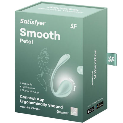 SATISFYER - SMOOTH PETAL AQUA GREEN G-SPOT STIMULATOR FREE APP