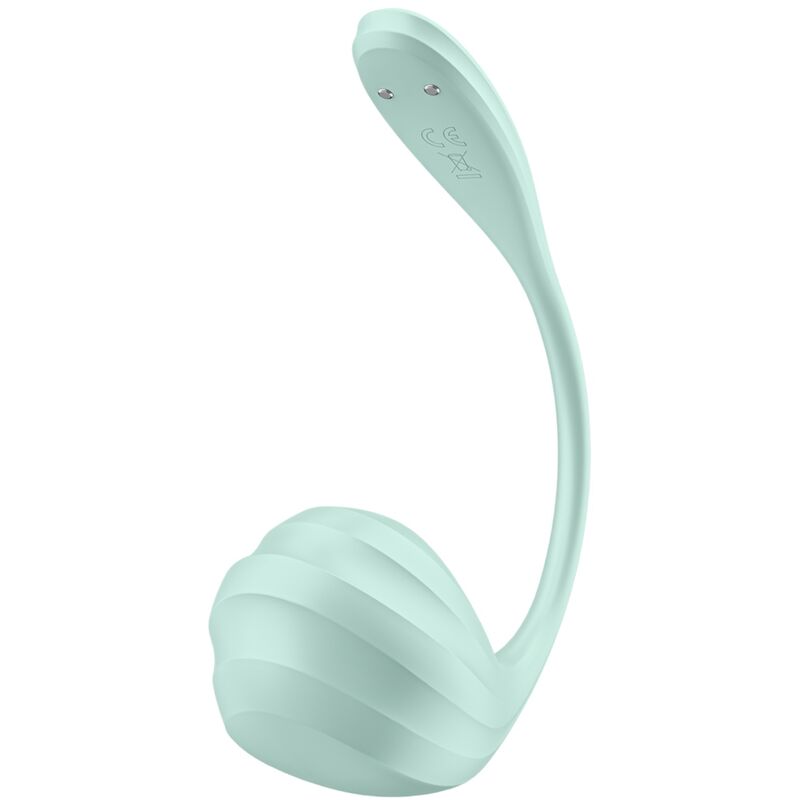 SATISFYER - STIMOLATORE PUNTO G PETALE LISCIO VERDE ACQUA APP GRATUITA - SATISFYER PARTNER | Lingerie Harness Boutique