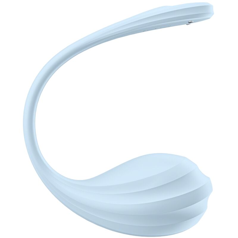 SATISFYER - STIMOLATORE PUNTO G PETALE LISCIO SKY BLUE APP GRATUITA - SATISFYER PARTNER | Lingerie Harness Boutique
