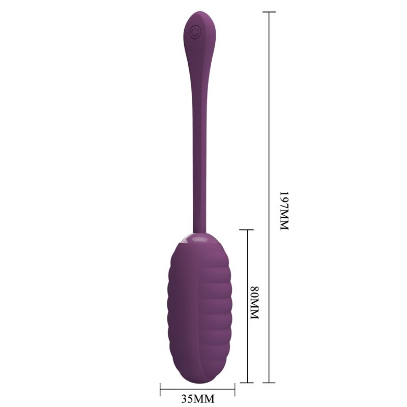 PRETTY LOVE - RECHARGEABLE VIBRATING EGG CASPER PURPLE