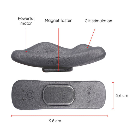 ONINDER - VIBRATORE RICARICABILE MANILA PANTY 9 VELOCITÀ 9.6 CM X 2.6 CM - APP GRATUITA - ONINDER | Lingerie Harness Boutique