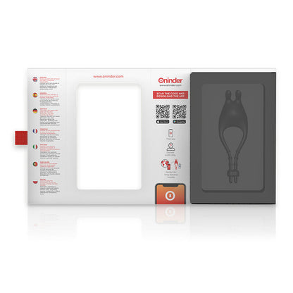 ONINDER - ANELLO VIBRATORE REGOLABILE RICARICABILE PAMPA CON STIMOLATORE CLITORIDE 10 VELOCITÀ - APP GRATUITA - ONINDER | Lingerie Harness Boutique