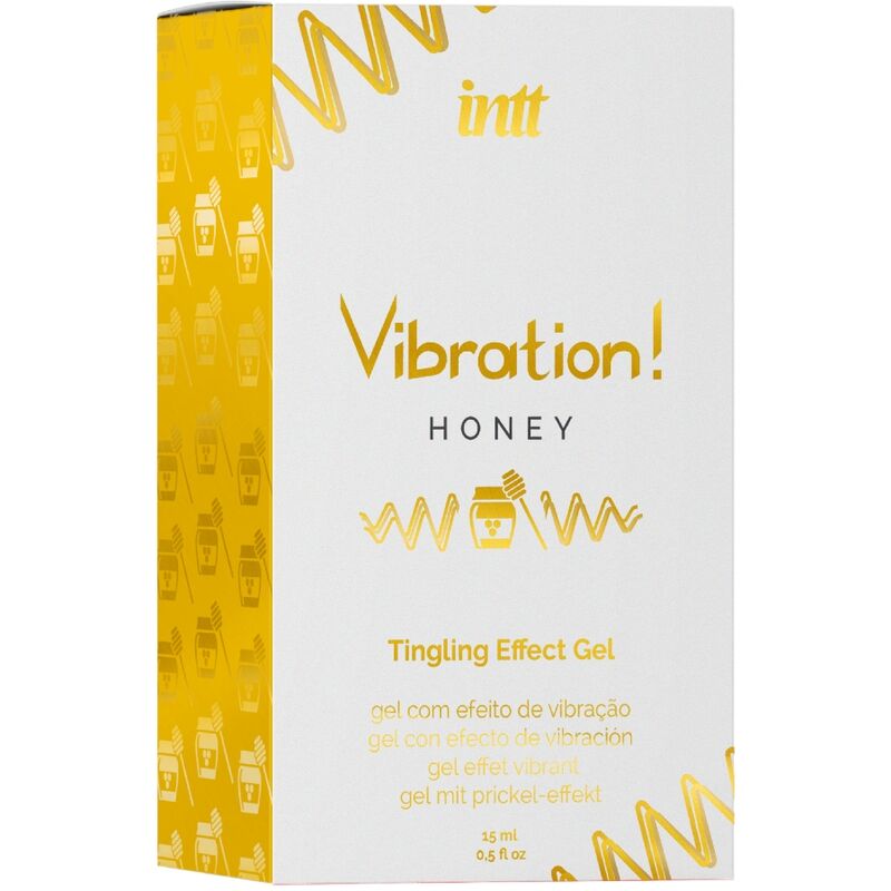 INTT - POTENTE GEL LIQUIDO VIBRATORE AL MIELE STIMOLANTE INTIMO 15 ML - INTT UNISEX AROUSAL GEL | Lingerie Harness Boutique