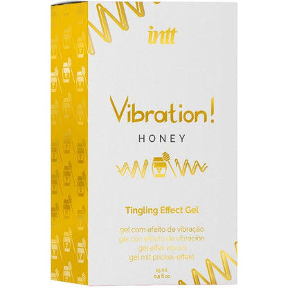 INTT - POTENTE GEL LIQUIDO VIBRATORE AL MIELE STIMOLANTE INTIMO 15 ML - INTT UNISEX AROUSAL GEL | Lingerie Harness Boutique
