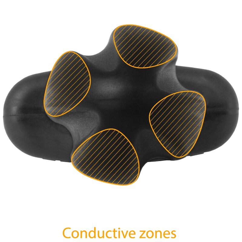 ELECTRASTIM - TARTARUS PLUG ANALE QUADRIPOLARE IN SILICONE NERO - ELECTRASTIM | Lingerie Harness Boutique