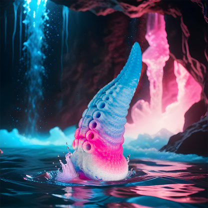 EPIC - DILDO CON TENTACOLI BLU PHORCYS GRANDE - EPIC | Lingerie Harness Boutique