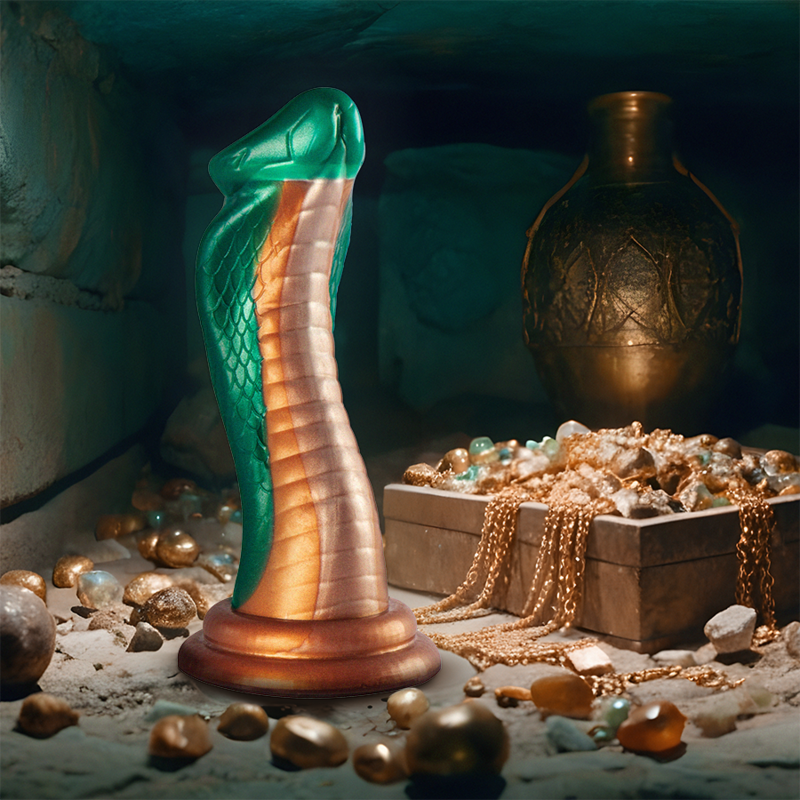 EPIC - DILDO PITONE COBRA VERDE - EPIC | Lingerie Harness Boutique