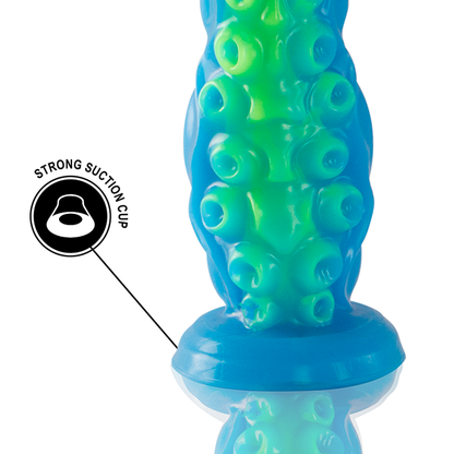 EPIC - FLUORESCENT DILDO WITH THIN SCYLLA TENTACLES SMALL SIZE