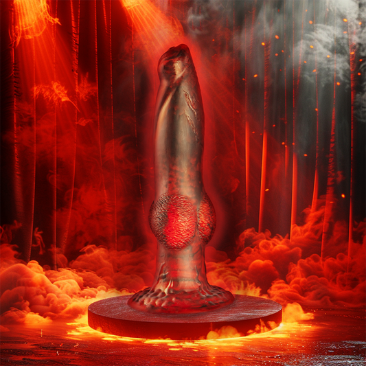 EPIC - PROMETHEUS DILDO TITAN IN FIAMME TELECOMANDO RICARICABILE - EPIC | Lingerie Harness Boutique
