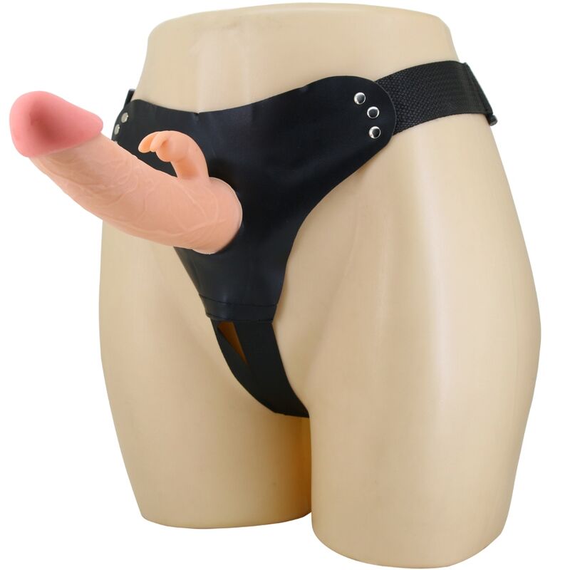 PRETTY LOVE - MAVIS HARNESS SLIP UNIVERSALE CON DILDO 19 CM NATURALE - PRETTY LOVE | Lingerie Harness Boutique