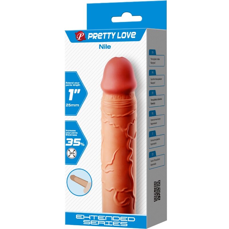 PRETTY LOVE - ESTENSORE PER PENE NILE COVER FLESH - PRETTY LOVE MALE | Lingerie Harness Boutique