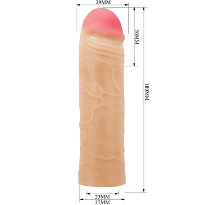 PRETTY LOVE - ESTENSORE PER PENE CHANE COVER FLESH - PRETTY LOVE MALE | Lingerie Harness Boutique