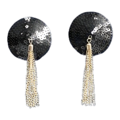 CHILIROSE - CR 4714 COPRI CAPEZZOLI NERO - CHILIROSE ACCESORIES | Lingerie Harness Boutique