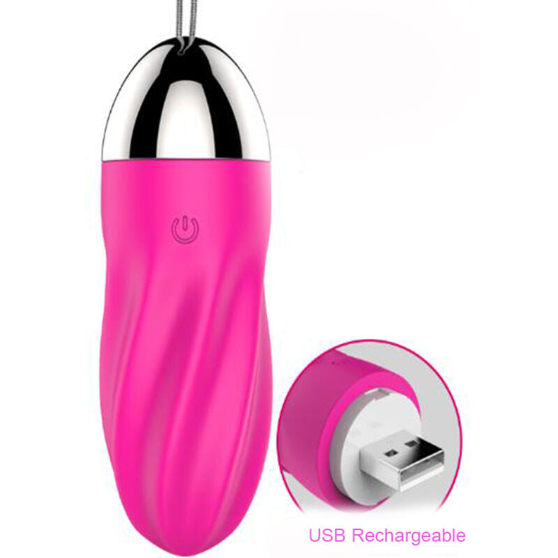 ARMONY - SWEETY SPIRAL PINK VIBRATING EGG REMOTE CONTROL