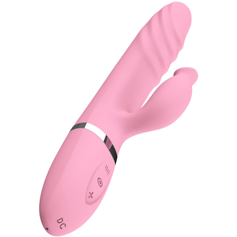 ARMONY - VIBRATORE E SPINTA CON LINGUA ROSA EFFETTO CALORE - ARMONY VIBRATORS | Lingerie Harness Boutique