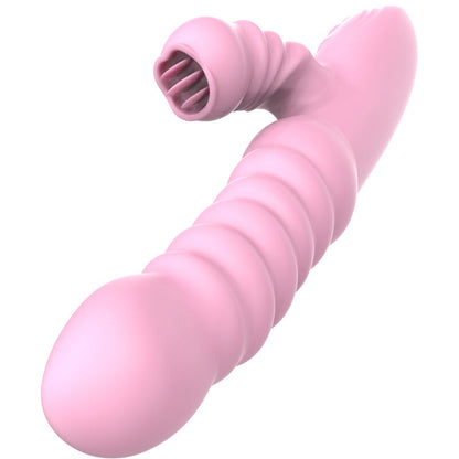ARMONY - VIBRATORE MULTIFUNZIONE CON LINGUA STIMOLANTE EFFETTO CALORE ROSA - ARMONY VIBRATORS | Lingerie Harness Boutique