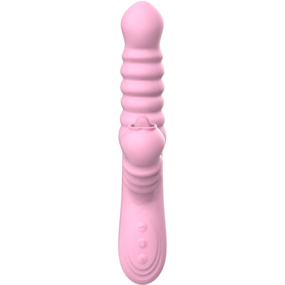 ARMONY - VIBRATORE MULTIFUNZIONE CON LINGUA STIMOLANTE EFFETTO CALORE ROSA - ARMONY VIBRATORS | Lingerie Harness Boutique
