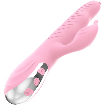 ARMONY - VIBRATORE MARCIA E SPINTA DOPPIA LINGUA EFFETTO CALORE ROSA - ARMONY VIBRATORS | Lingerie Harness Boutique