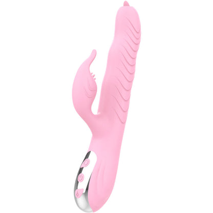 ARMONY - VIBRATORE MARCIA E SPINTA DOPPIA LINGUA EFFETTO CALORE ROSA - ARMONY VIBRATORS | Lingerie Harness Boutique