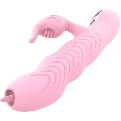 ARMONY - VIBRATORE MARCIA E SPINTA DOPPIA LINGUA EFFETTO CALORE ROSA - ARMONY VIBRATORS | Lingerie Harness Boutique
