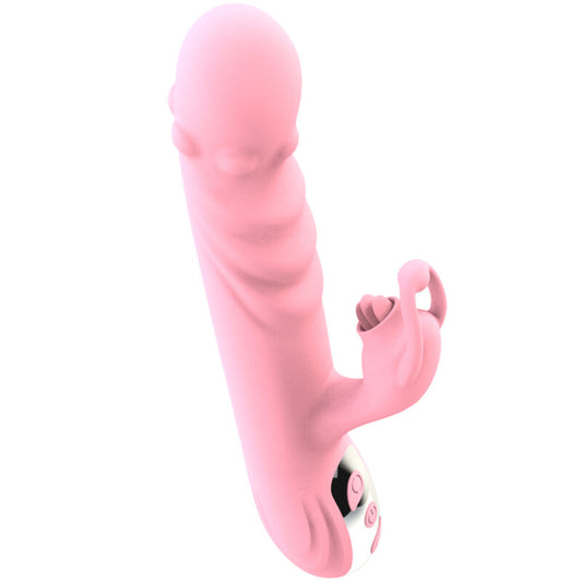 ARMONY - VIBRATORE COMPLETAMENTE LINGUA CON EFFETTO CALORE ROSA STIMOLANTE DELLA LINGUA - ARMONY VIBRATORS | Lingerie Harness Boutique