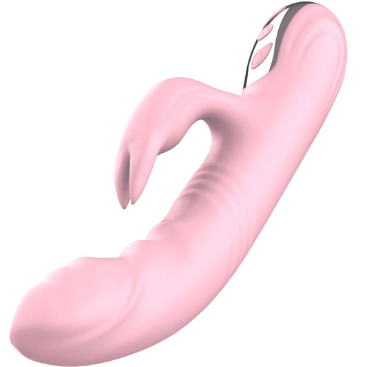 ARMONY - VIBRATORE COMPLETAMENTE FINGER RABBIT ROSA EFFETTO CALORE - ARMONY VIBRATORS | Lingerie Harness Boutique
