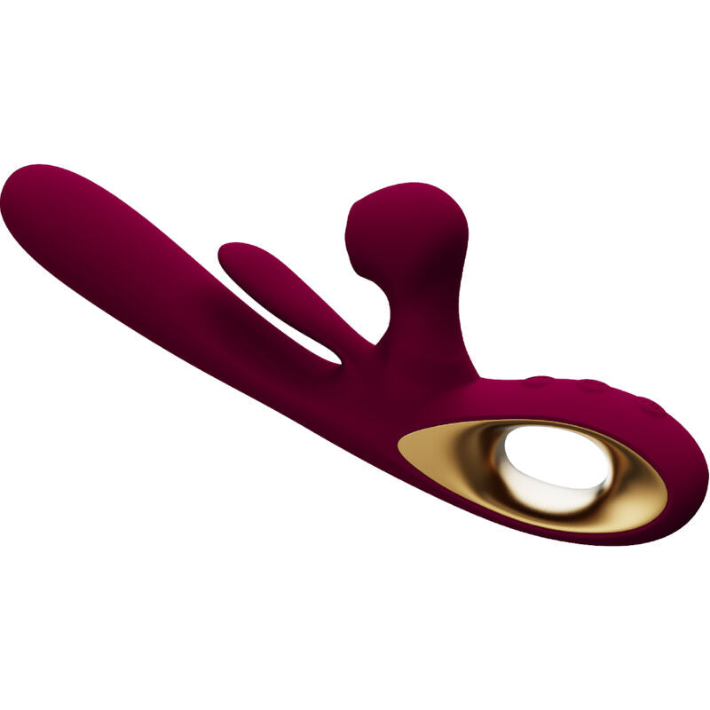 ARMONY - VIBRATORE IMPACT SWING E DOPPIO STIMOLATORE MODELLO 1 BORDEAUX - ARMONY VIBRATORS | Lingerie Harness Boutique