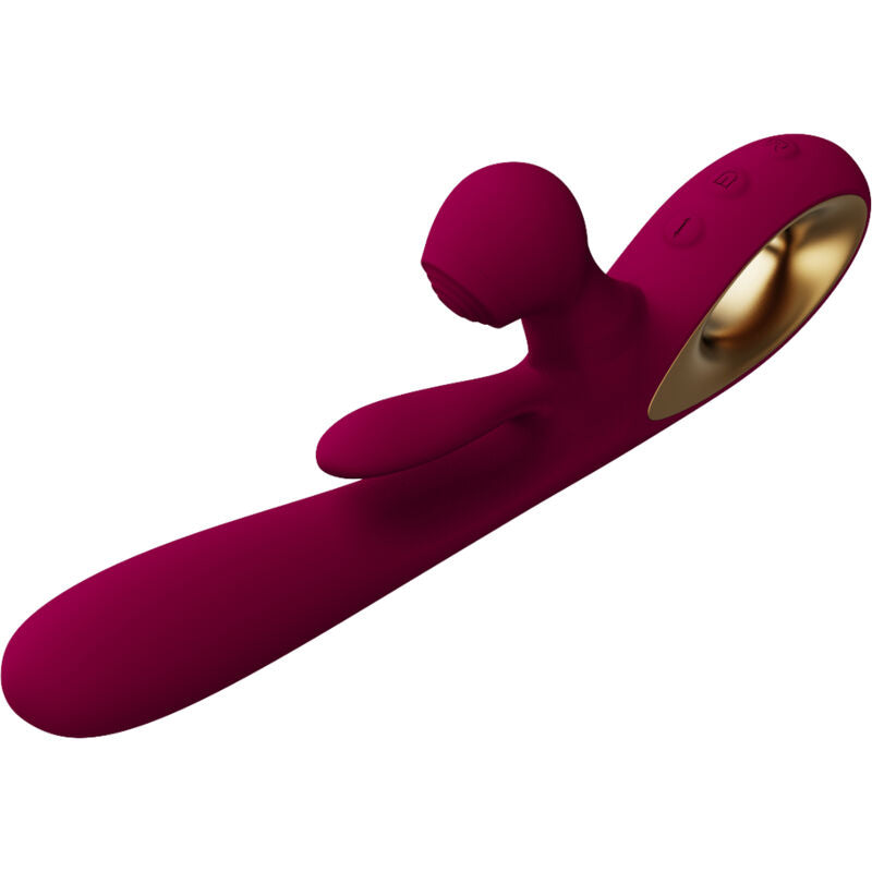 ARMONY - VIBRATORE IMPACT SWING E DOPPIO STIMOLATORE MODELLO 1 BORDEAUX - ARMONY VIBRATORS | Lingerie Harness Boutique