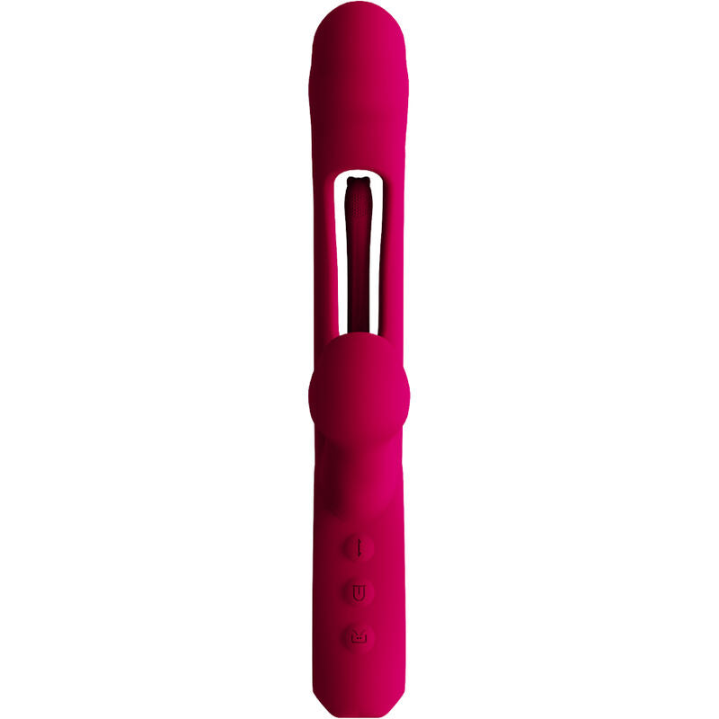 ARMONY - VIBRATORE IMPACT SWING E DOPPIO STIMOLATORE MODELLO 2 BORDEAUX - ARMONY VIBRATORS | Lingerie Harness Boutique