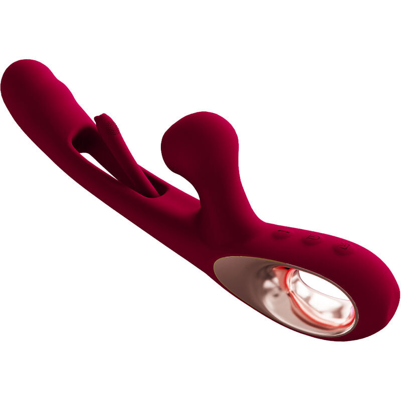 ARMONY - VIBRATORE IMPACT SWING E DOPPIO STIMOLATORE MODELLO 2 BORDEAUX - ARMONY VIBRATORS | Lingerie Harness Boutique