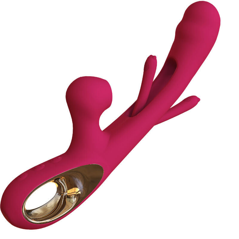 ARMONY - VIBRATORE IMPACT SWING E DOPPIO STIMOLATORE MODELLO 2 BORDEAUX - ARMONY VIBRATORS | Lingerie Harness Boutique
