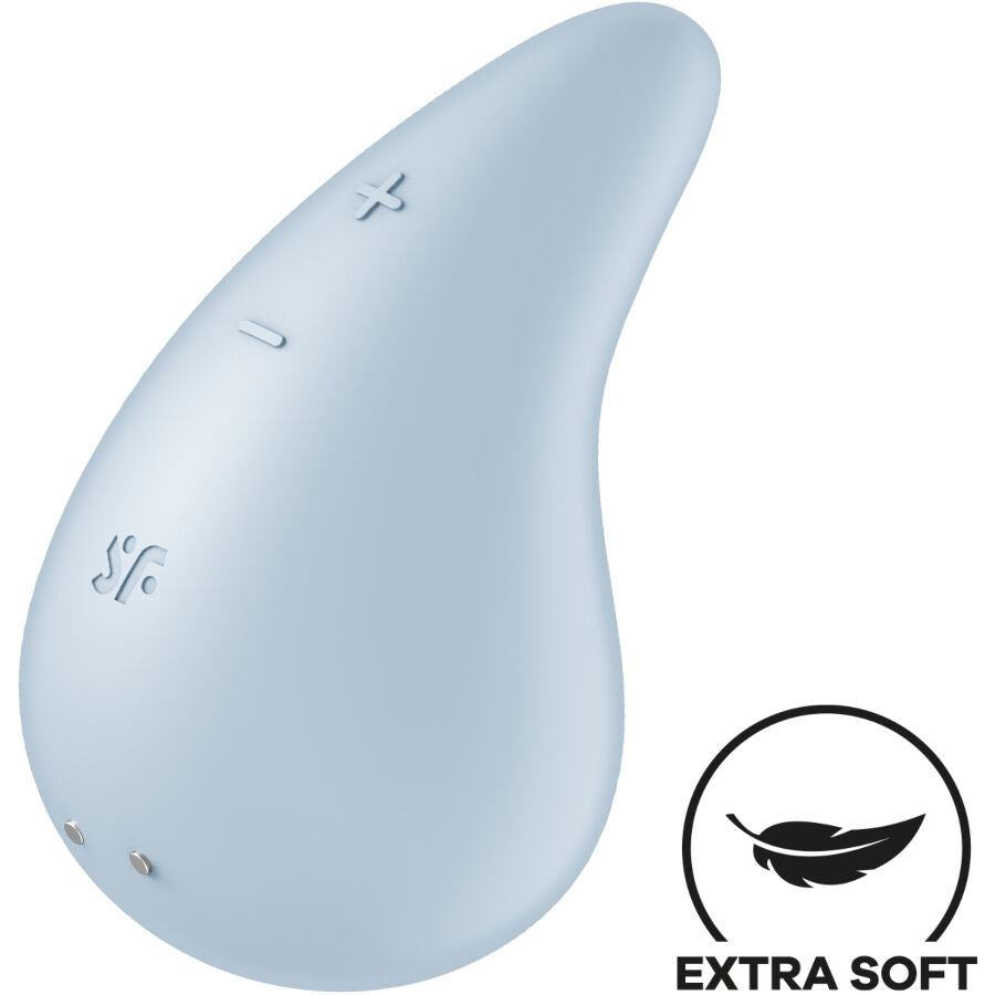 SATISFYER - VIBRATORE GOCCIA DI RUGIADA LAY-ON BIANCO