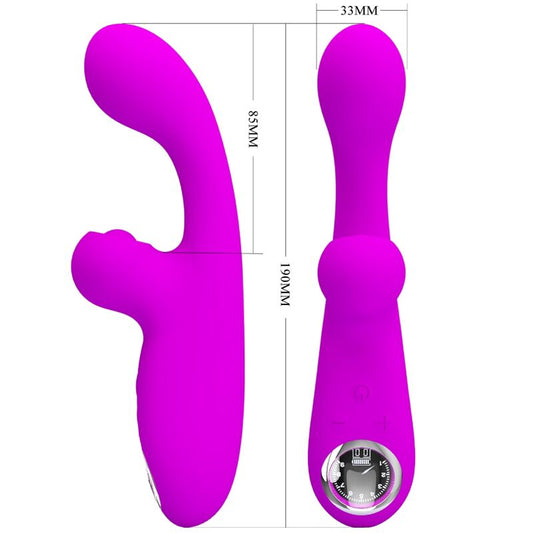 PRETTY LOVE - SKYLAR VIBRATOR STIMULATOR PURPLE