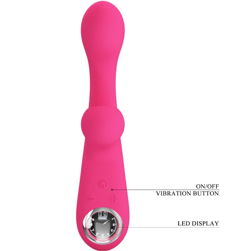 PRETTY LOVE - SKYLAR VIBRATOR STIMULATOR PINK