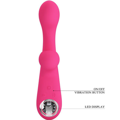 PRETTY LOVE - SKYLAR VIBRATOR STIMULATOR PINK