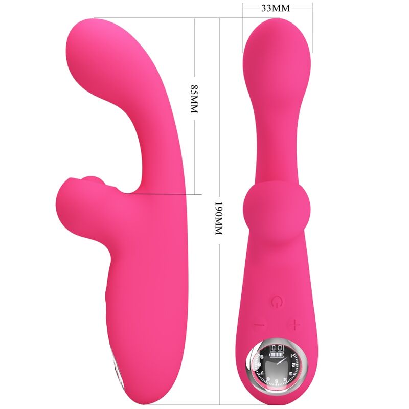 PRETTY LOVE - SKYLAR VIBRATORE STIMOLATORE ROSA - PRETTY LOVE FLIRTATION | Lingerie Harness Boutique