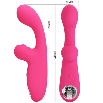 PRETTY LOVE - SKYLAR VIBRATORE STIMOLATORE ROSA - PRETTY LOVE FLIRTATION | Lingerie Harness Boutique
