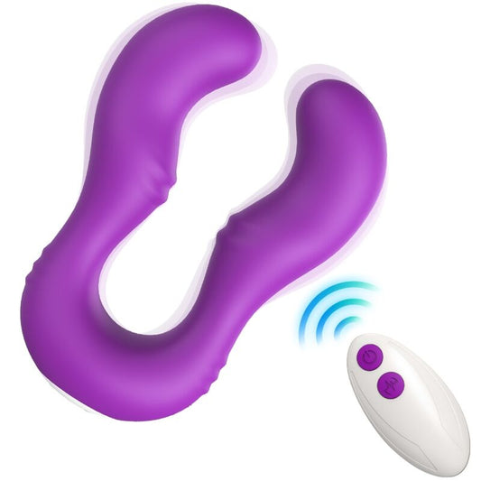 ARMONY - VIBRATORE SERAPH DOPPIO TELECOMANDO VIOLA - ARMONY VIBRATORS | Lingerie Harness Boutique