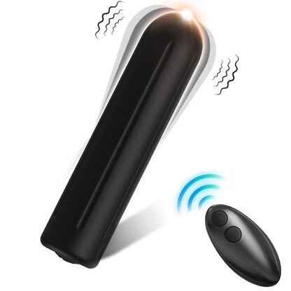 ARMONY - TESTATA VIBRATORE BULLET TELECOMANDO NERO 2 CM X 8.8 CM - ARMONY STIMULATORS | Lingerie Harness Boutique