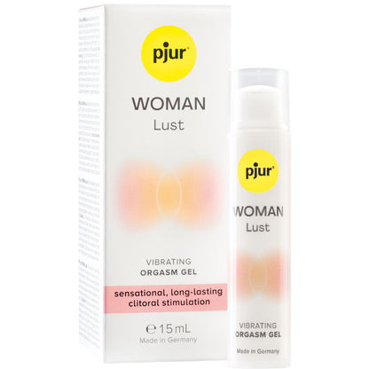 PJUR - WOMAN LUST GEL VIBRANTE PER ORGASMO 15 ML - PJUR | Lingerie Harness Boutique