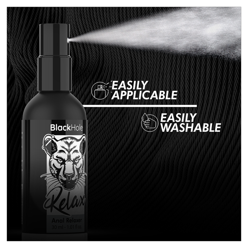 BLACK HOLE - SPRAY RILASSANTE ANALE EXPLORER 30 ML - BLACK HOLE | Lingerie Harness Boutique