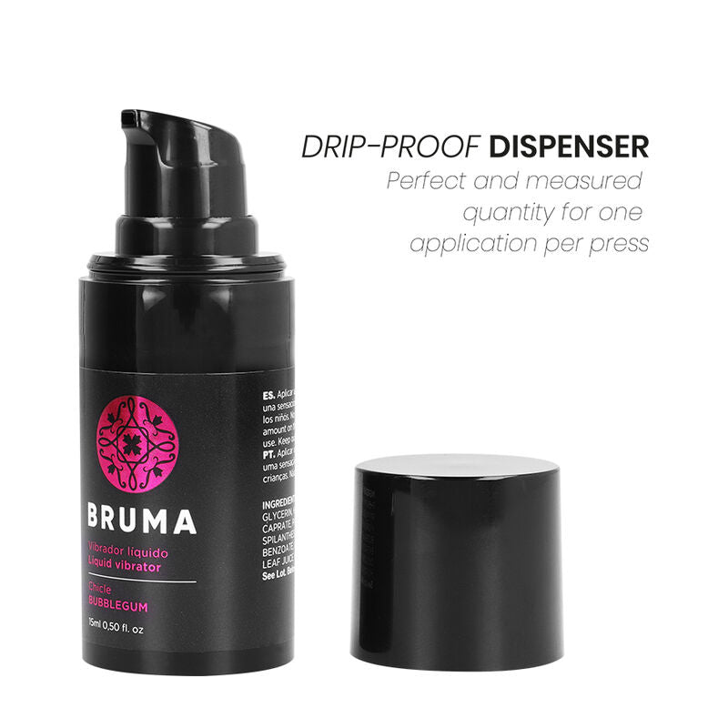 BRUMA - VIBRATORE LIQUIDO BUBBLEGUM ULTRA SCORREVOLE 15 ML - BRUMA | Lingerie Harness Boutique