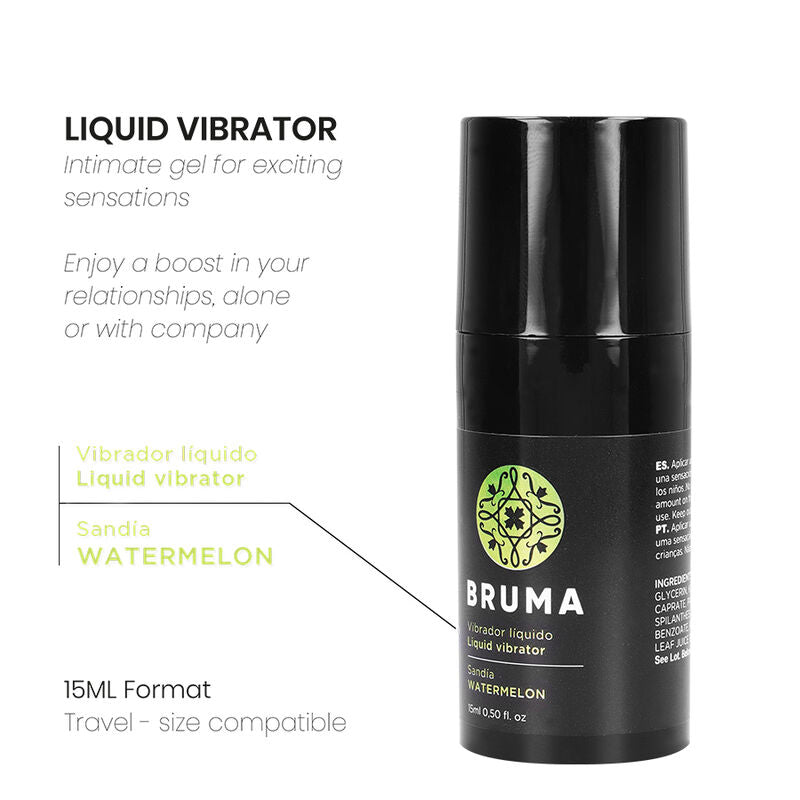 BRUMA - ULTRA SLIDING LIQUID VIBRATOR WATERMELON 15 ML