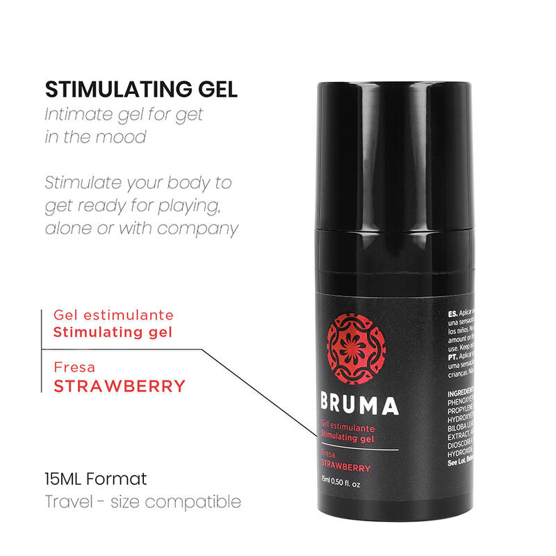 BRUMA - BALSAMO INTENSIFICANTE GUSTO FRAGOLA 15 ML - BRUMA | Lingerie Harness Boutique
